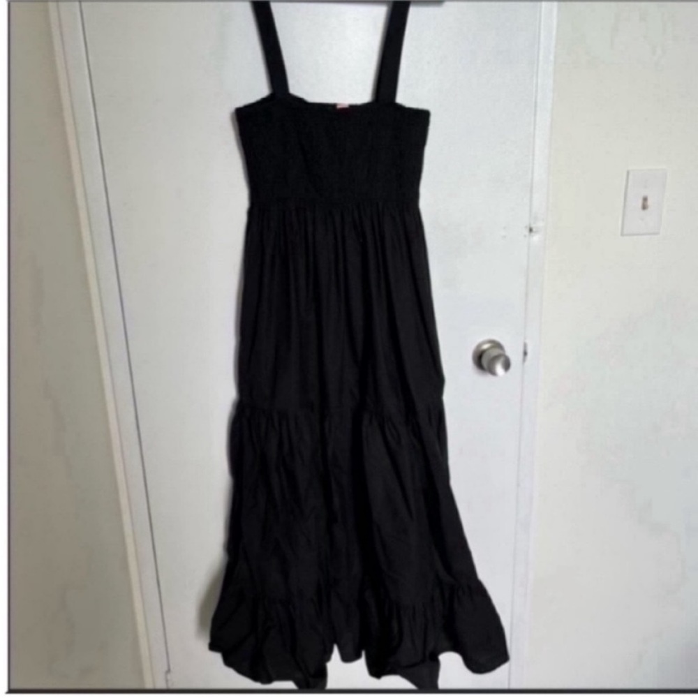 ZARA Tiered Dress - Black